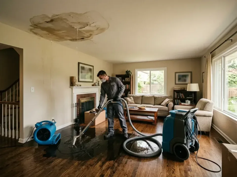 attic-pipe-burst-ceiling-drip-008 — frequently asked questions, Water Damage Restoration & Carpet Care in Ramapo College of…